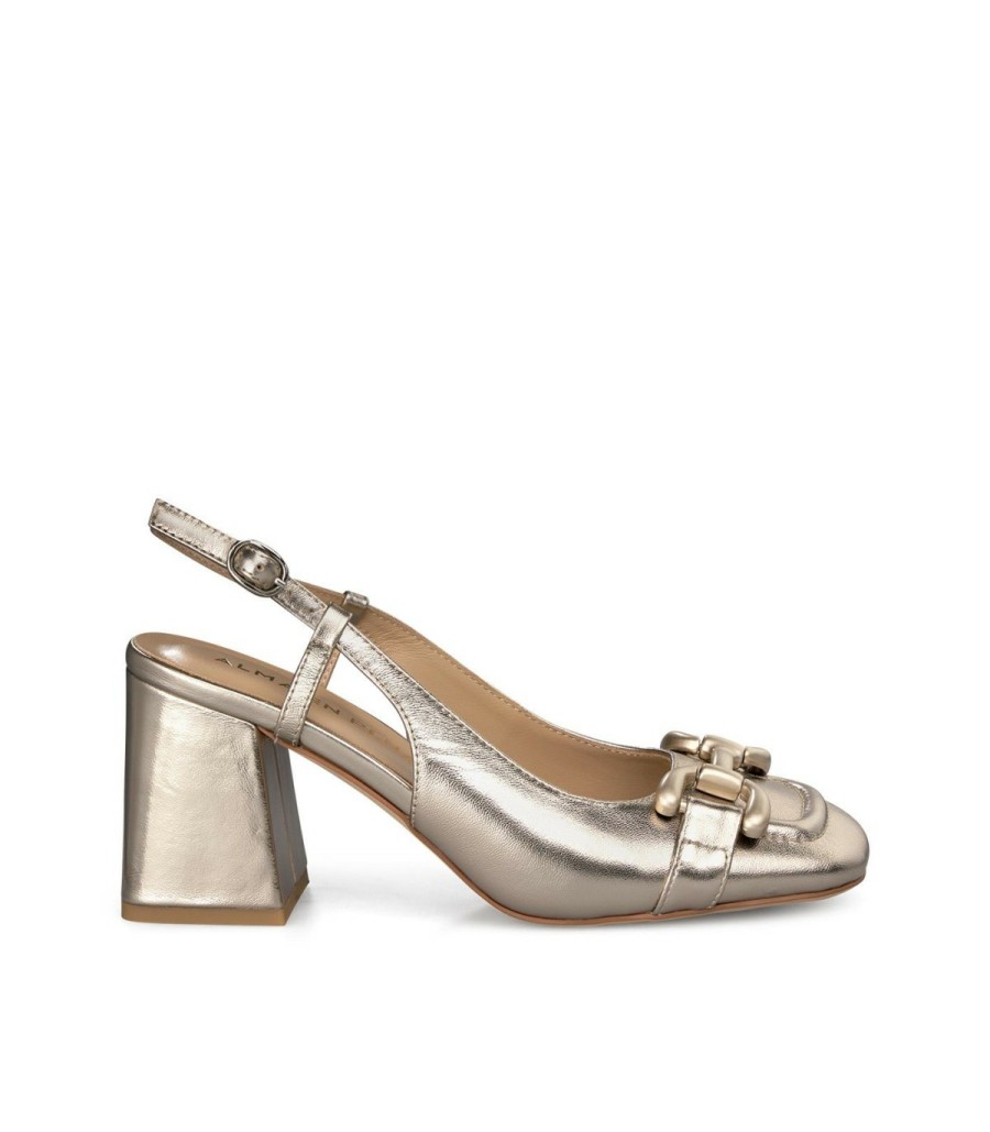 Pumps | Alma En Pena Square Heeled Buckle Shoe