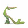 High Heel Sandals | Alma En Pena Sandal With Rhinestone