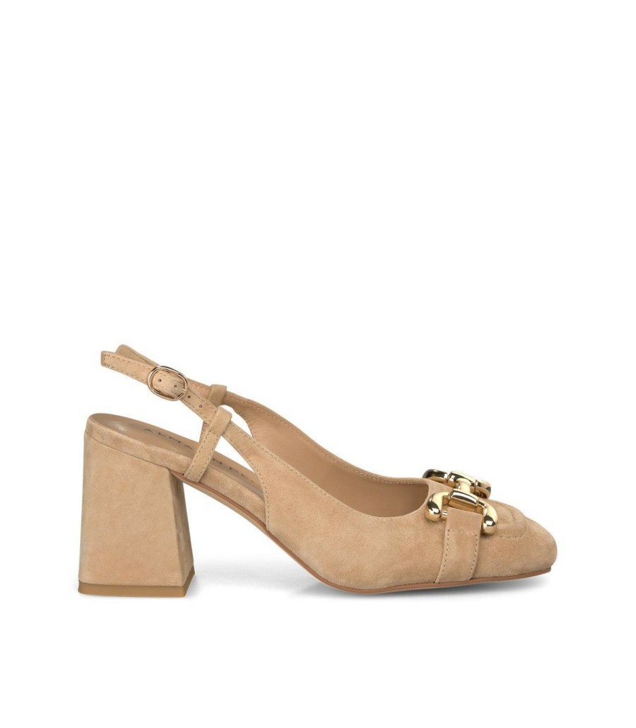 Pumps | Alma En Pena Square Heeled Buckle Shoe