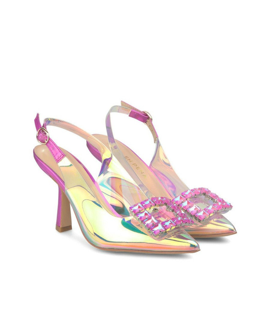 Pumps | Alma En Pena Transparent Reflective Shoe