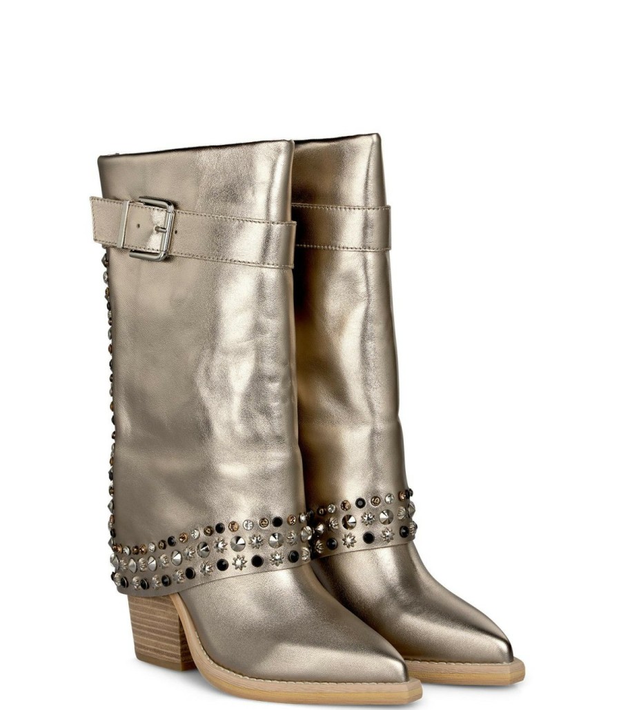 Boots | Alma En Pena Studded Heeled Boot