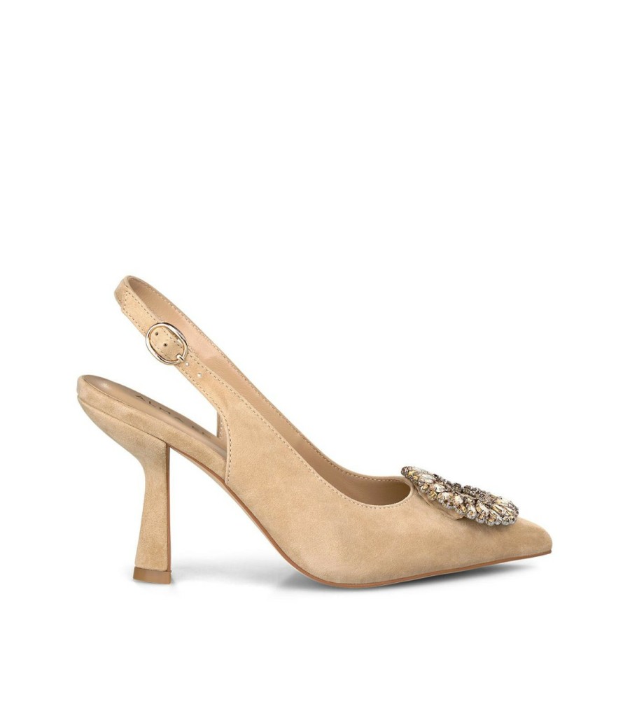 Pumps | Alma En Pena Heeled Shoe Circular Brooch