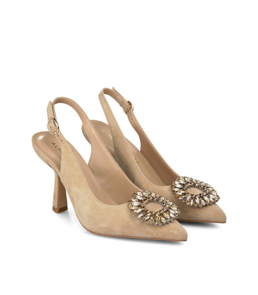 Pumps | Alma En Pena Heeled Shoe Circular Brooch