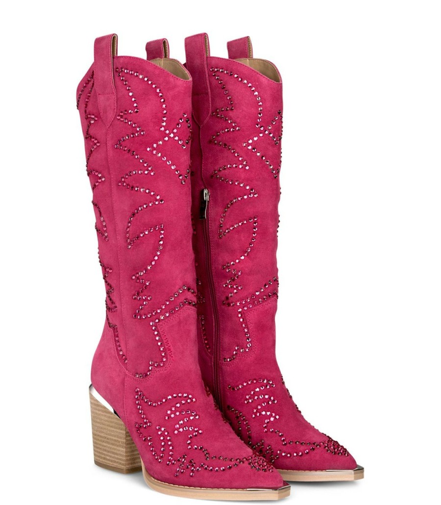 Boots | Alma En Pena Glitter Boot With Heel