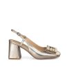 Pumps | Alma En Pena Square Heeled Brogue Shoe