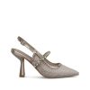 Pumps | Alma En Pena Mesh Heeled Shoe With Crystals