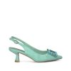 Pumps | Alma En Pena Square Embellished Heeled Shoe