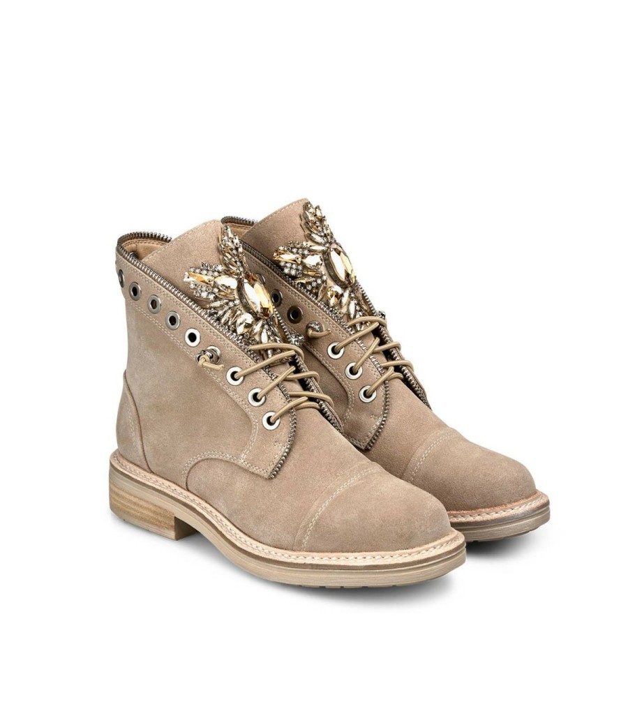 Ankle Boots | Alma En Pena Flat Lace-Up Ankle Boot