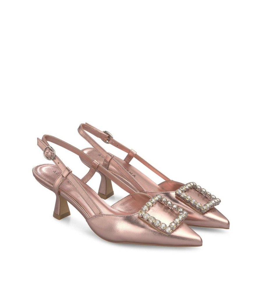 Pumps | Alma En Pena Square Brooch Heeled Shoes