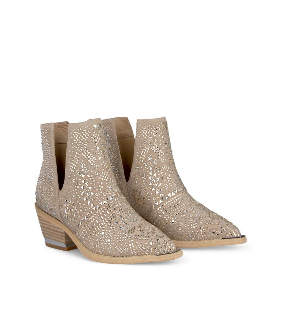 Ankle Boots | Alma En Pena Bootie Covered With Glitter