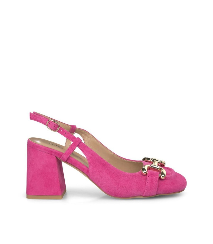 Pumps | Alma En Pena Square Heeled Buckle Shoe