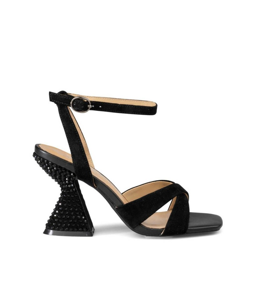 High Heel Sandals | Alma En Pena Funnel Heel Sandal Stones