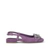 Flat Shoes | Alma En Pena Rhinestone Buckle Shoe