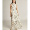 Long Dresses | Alma En Pena Long Floral Ruffled Dress