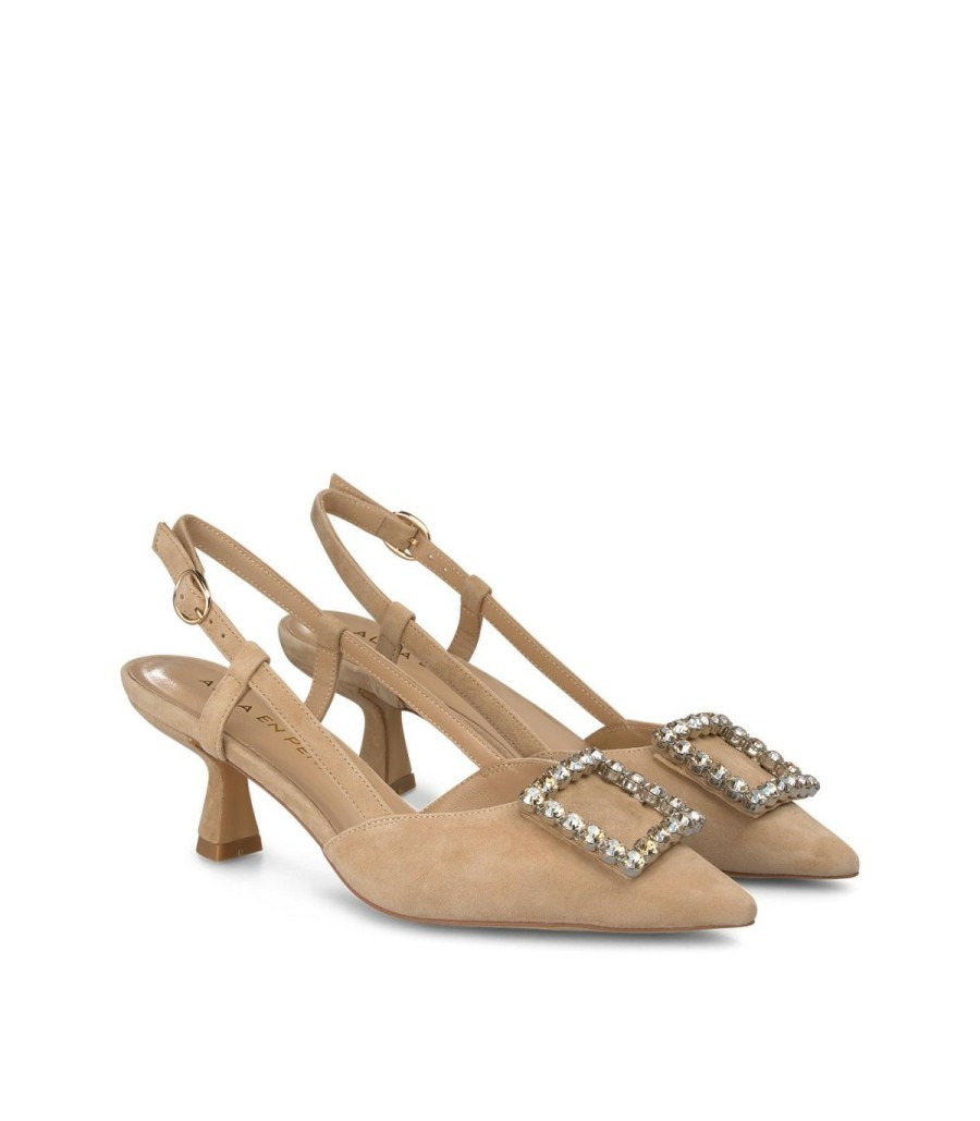 Pumps | Alma En Pena Square Brooch Heeled Shoes