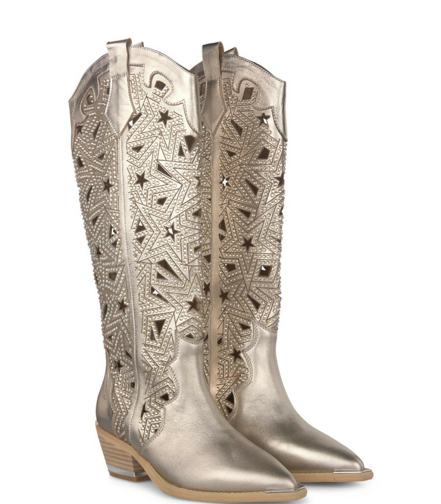 Boots | Alma En Pena Flat Boot Stars