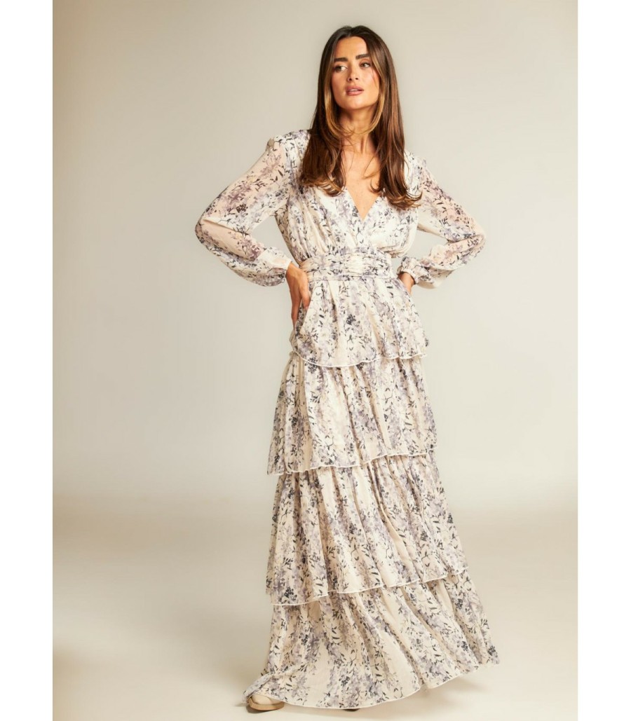 Long Dresses | Alma En Pena Long Floral Print Dress