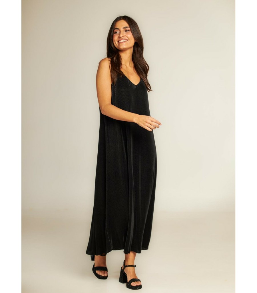 Long Dresses | Alma En Pena Pleated Midi Dress