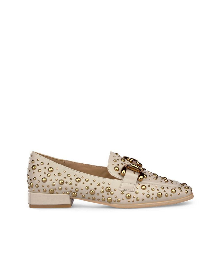 Flat Shoes | Alma En Pena Moccasin Studs