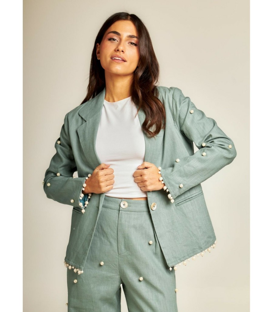 Jackets | Alma En Pena Pearlised Jacket