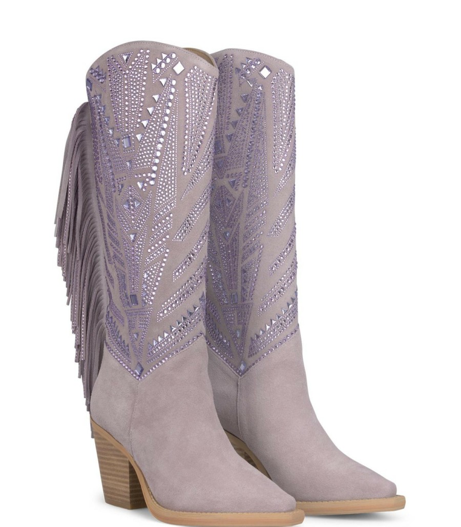 Boots | Alma En Pena Glitter And Fringes Boot