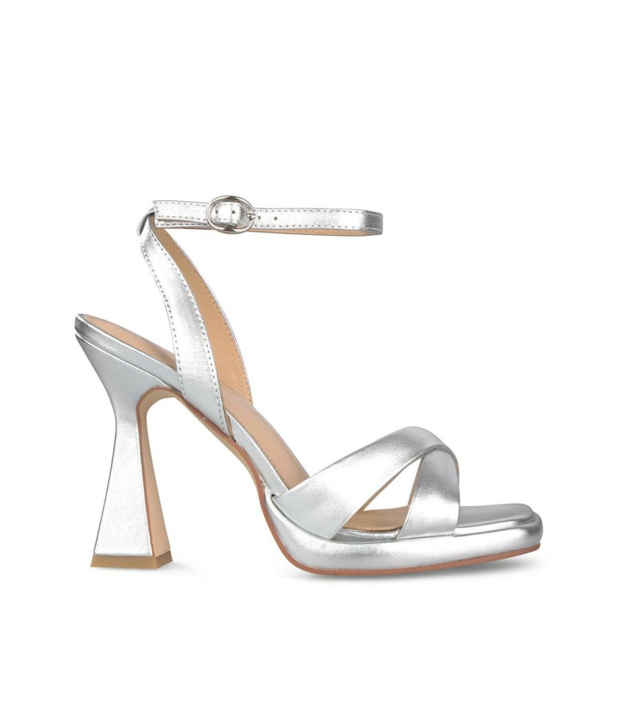 High Heel Sandals | Alma En Pena Sandalia Tacon Tiras Cruzadas