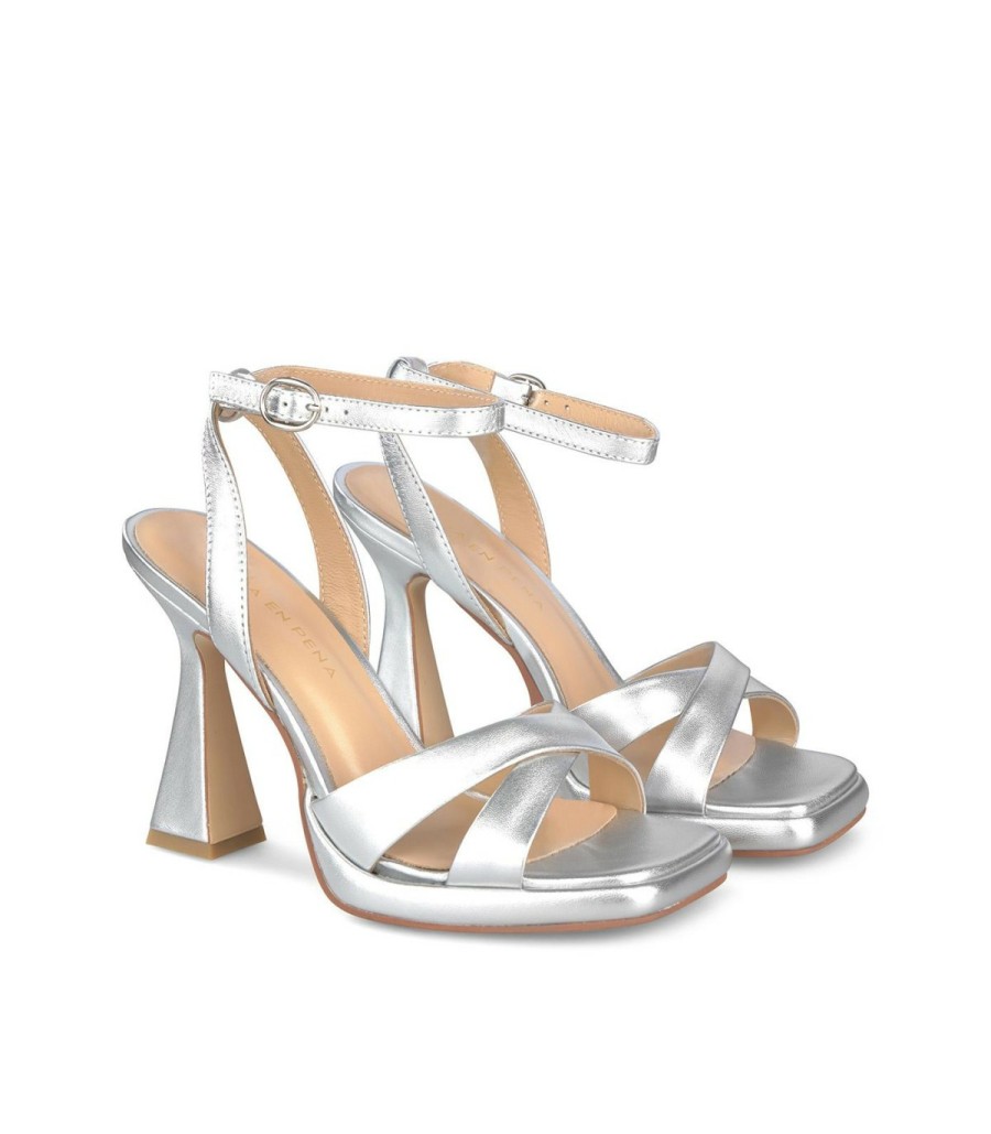 High Heel Sandals | Alma En Pena Sandalia Tacon Tiras Cruzadas