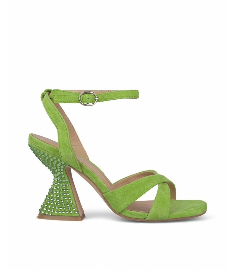 High Heel Sandals | Alma En Pena Funnel Heel Sandal Stones