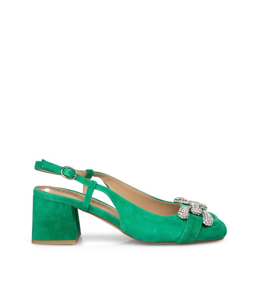 Pumps | Alma En Pena Square Heel Buckle Shoes