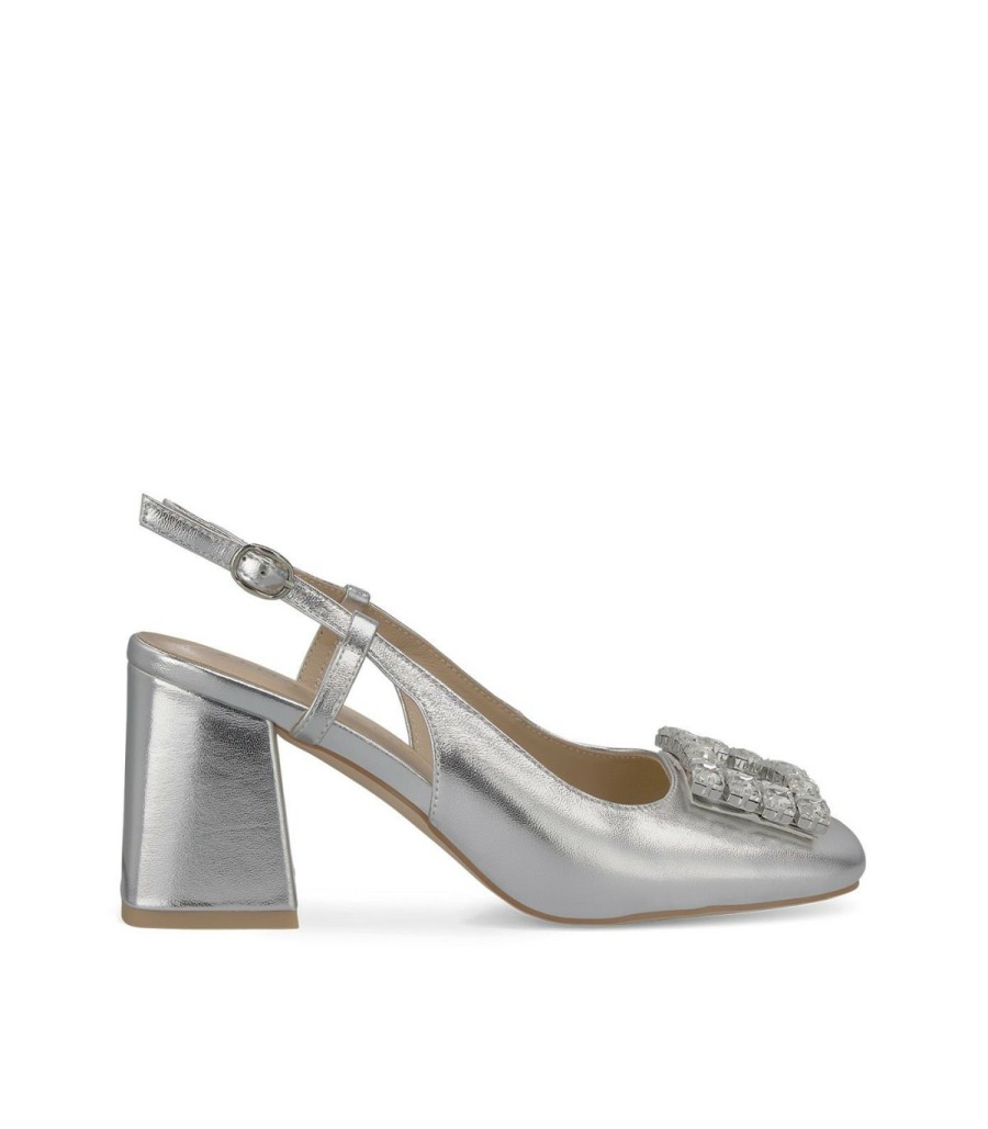 Pumps | Alma En Pena Square Heeled Brogue Shoe