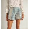 Trousers | Alma En Pena Sequined Check Shorts