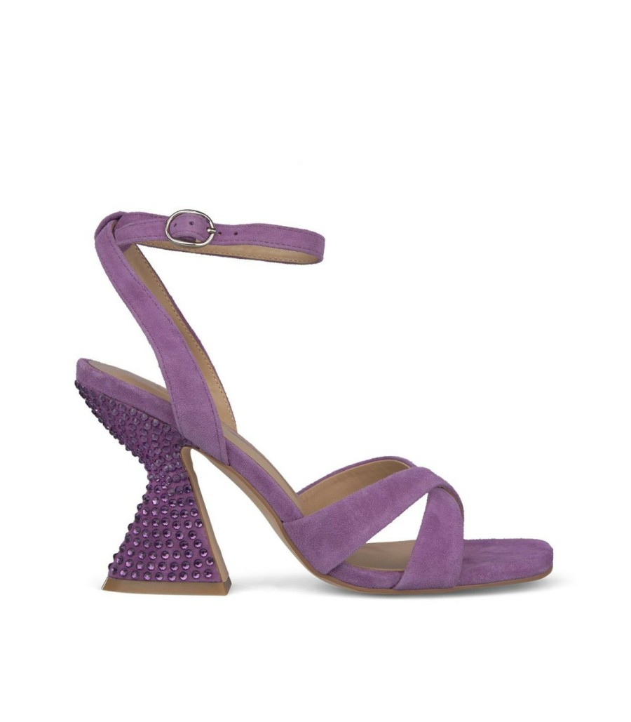 High Heel Sandals | Alma En Pena Funnel Heel Sandal Stones