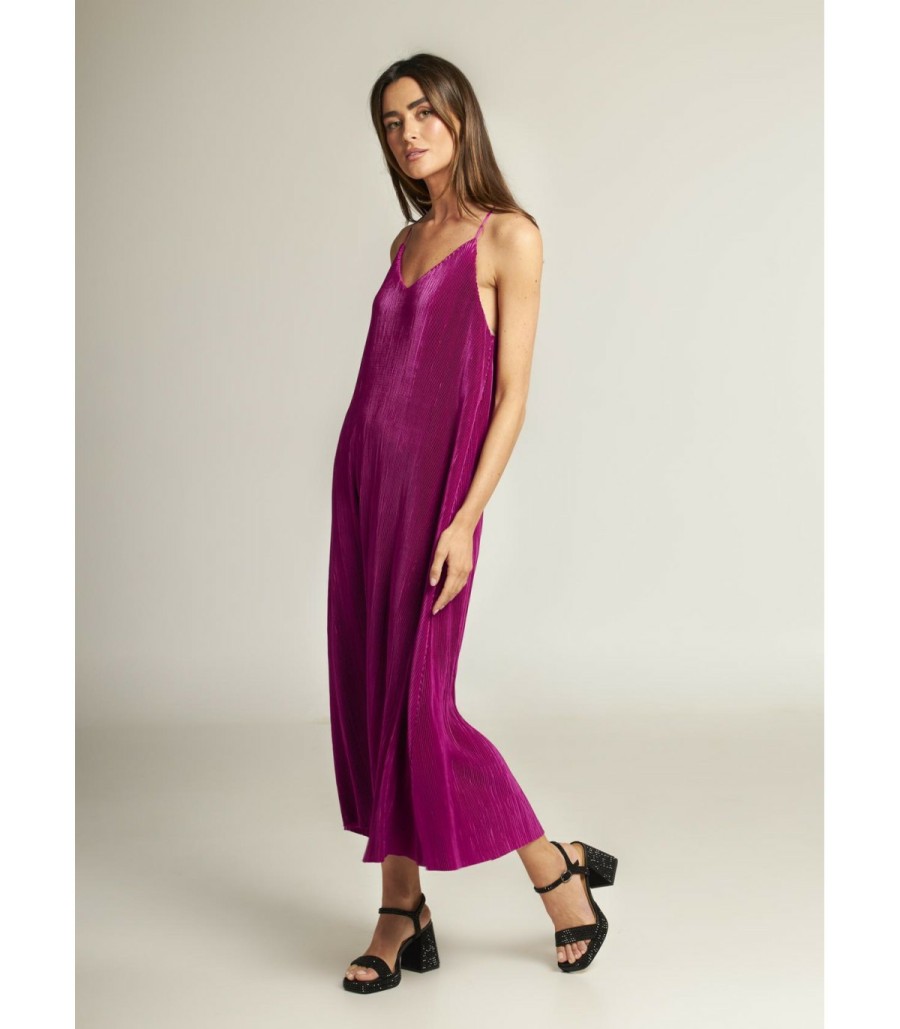 Long Dresses | Alma En Pena Pleated Midi Dress