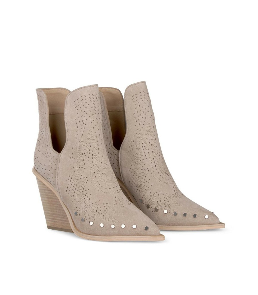 Ankle Boots | Alma En Pena Ankle Boots Studs With Slit