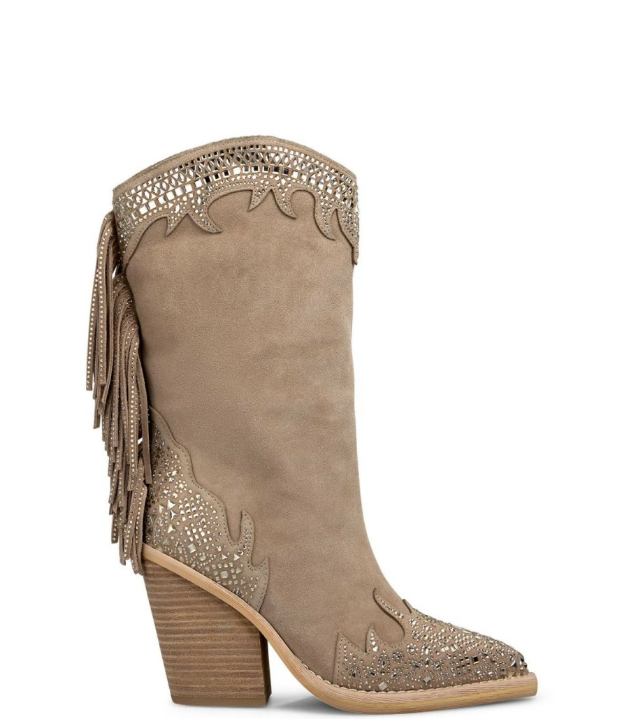 Boots | Alma En Pena Heeled Boot Details And Fringes