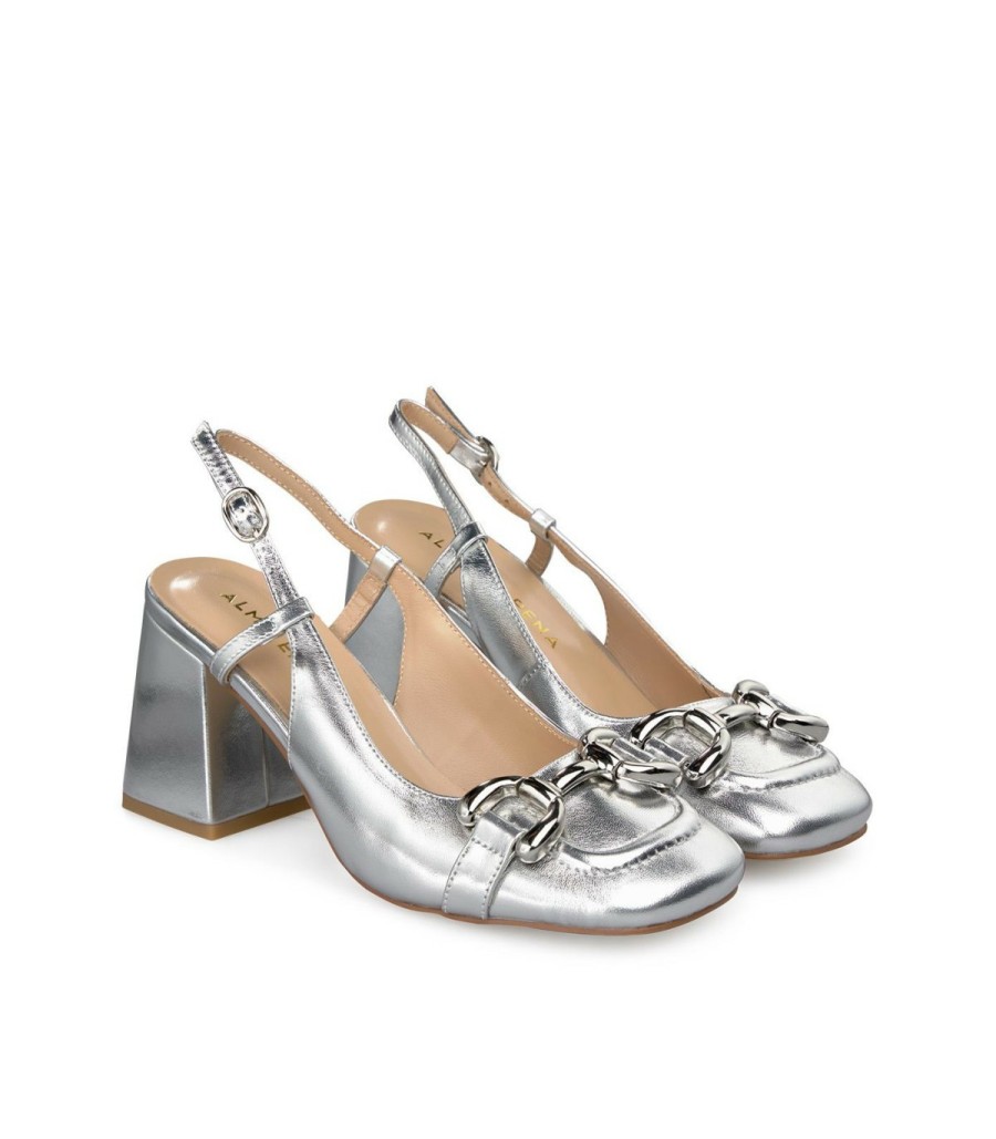 Pumps | Alma En Pena Square Heeled Buckle Shoe