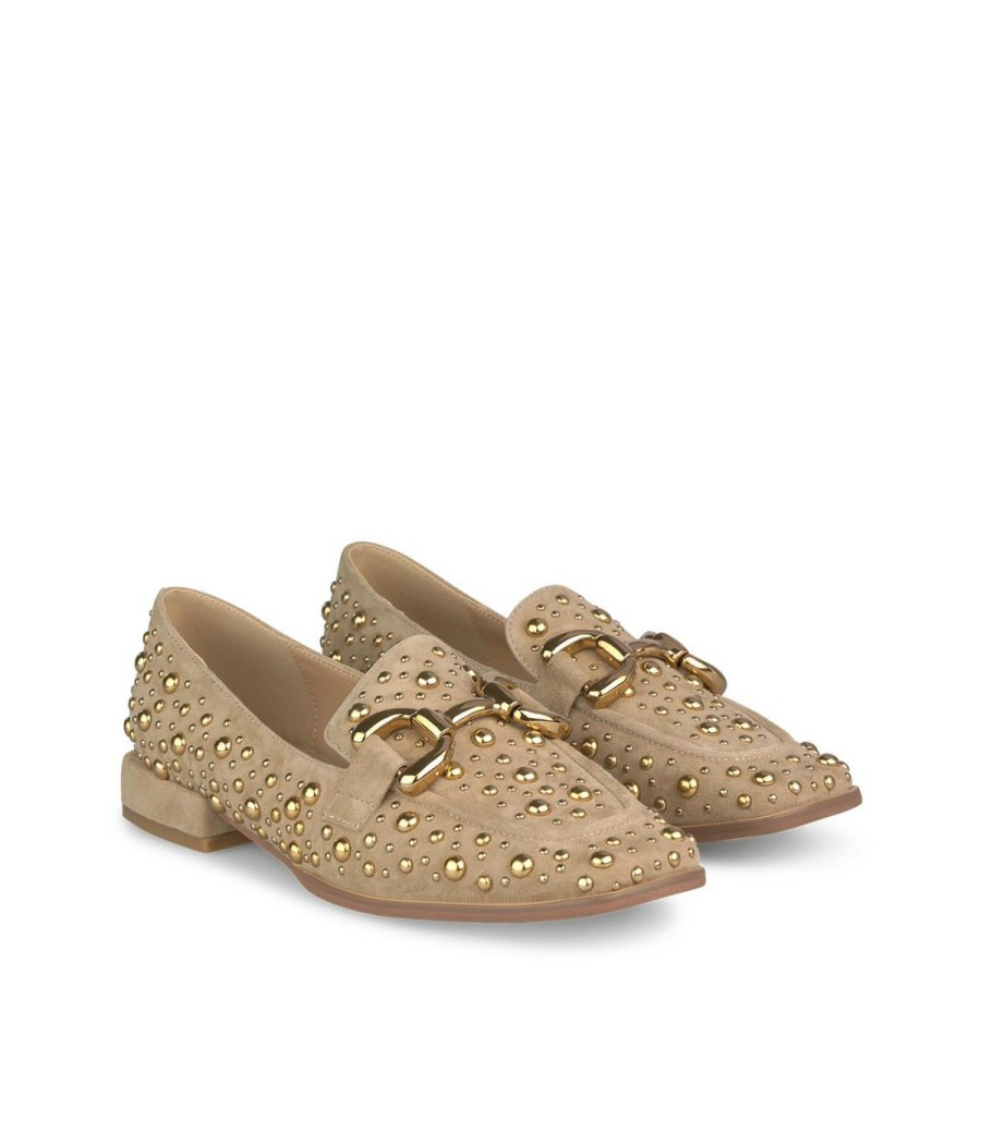 Flat Shoes | Alma En Pena Flat Shoes Studs