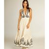 Long Dresses | Alma En Pena Embroidered Midi Dress