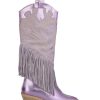 Boots | Alma En Pena Fringed Cowboy Boot