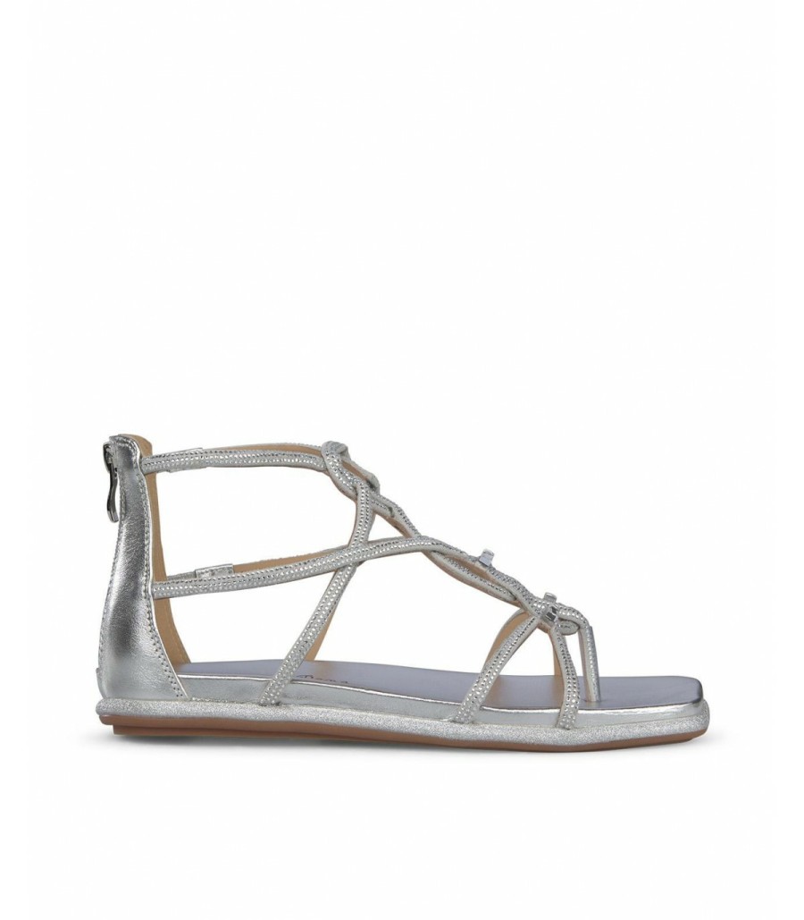 Flat Sandals | Alma En Pena Flat Sandal Interlaced Straps