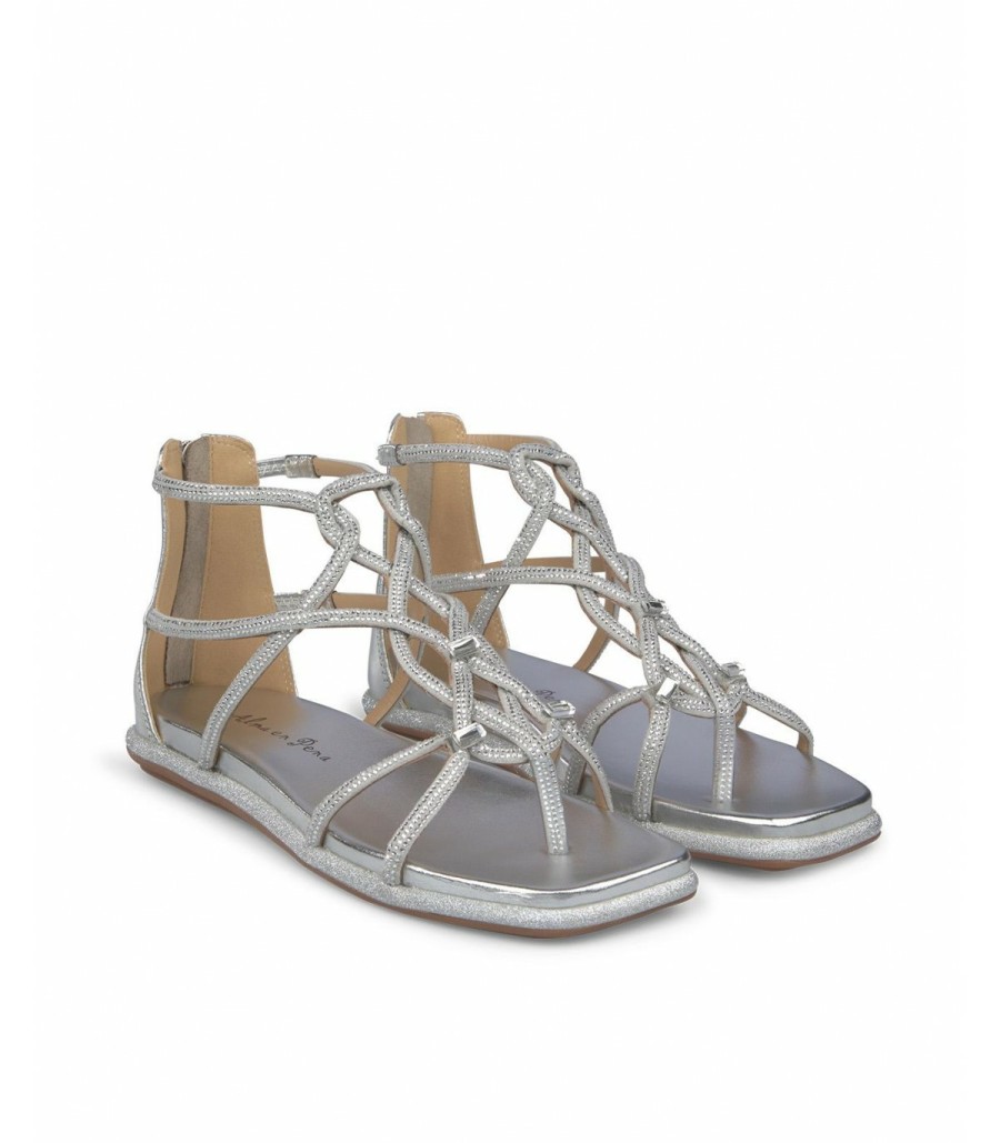 Flat Sandals | Alma En Pena Flat Sandal Interlaced Straps