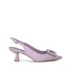 Pumps | Alma En Pena Square Embellished Heeled Shoe