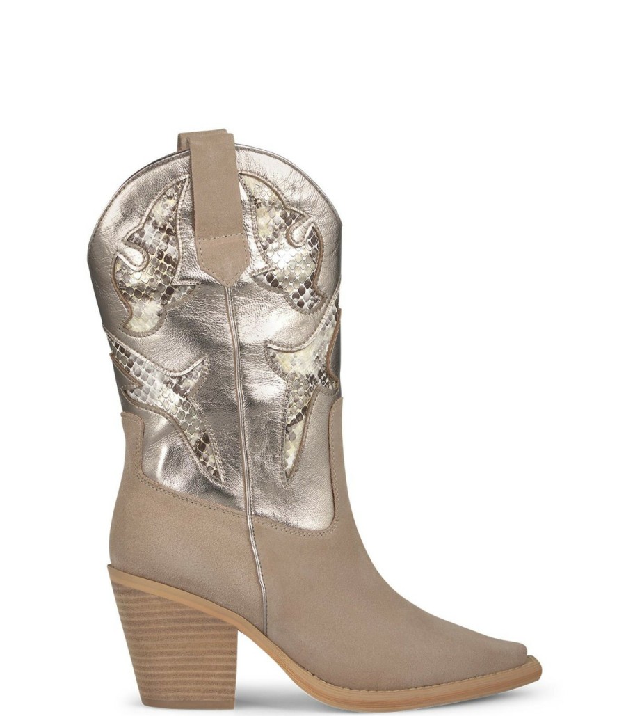 Ankle Boots | Alma En Pena Embroidered Cowboy Ankle Boots