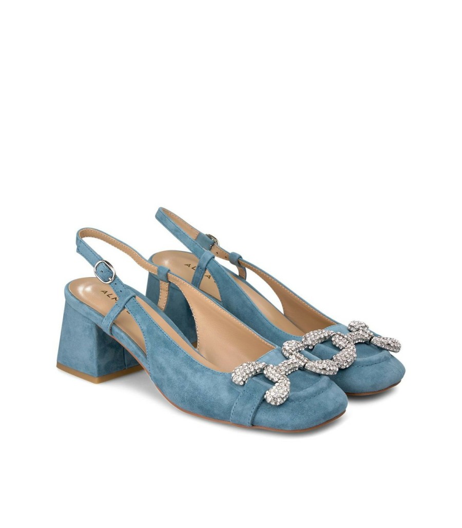 Pumps | Alma En Pena Square Heel Buckle Shoes