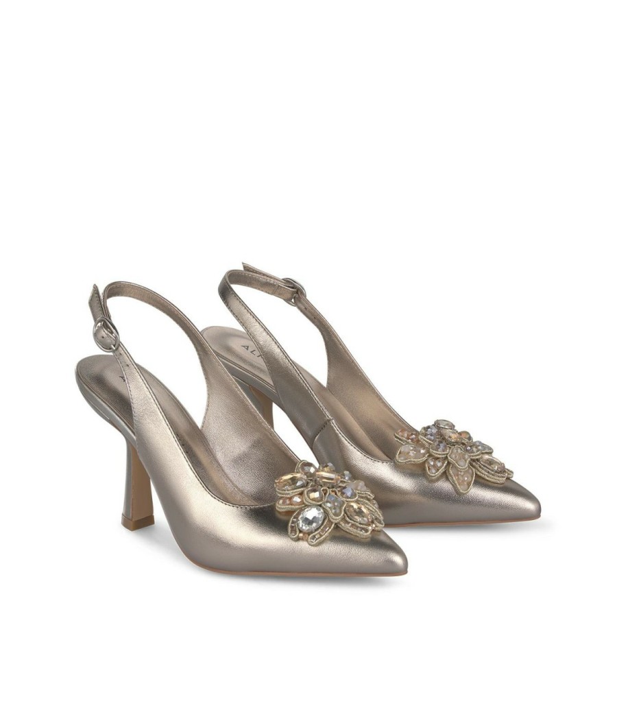 Pumps | Alma En Pena Brooch Flower Heel Shoe