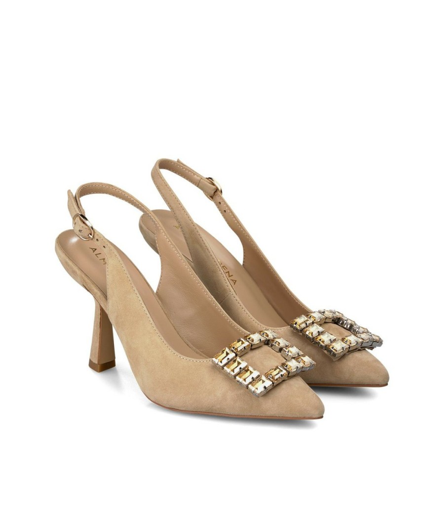 Pumps | Alma En Pena Square Brooch Heel Shoe