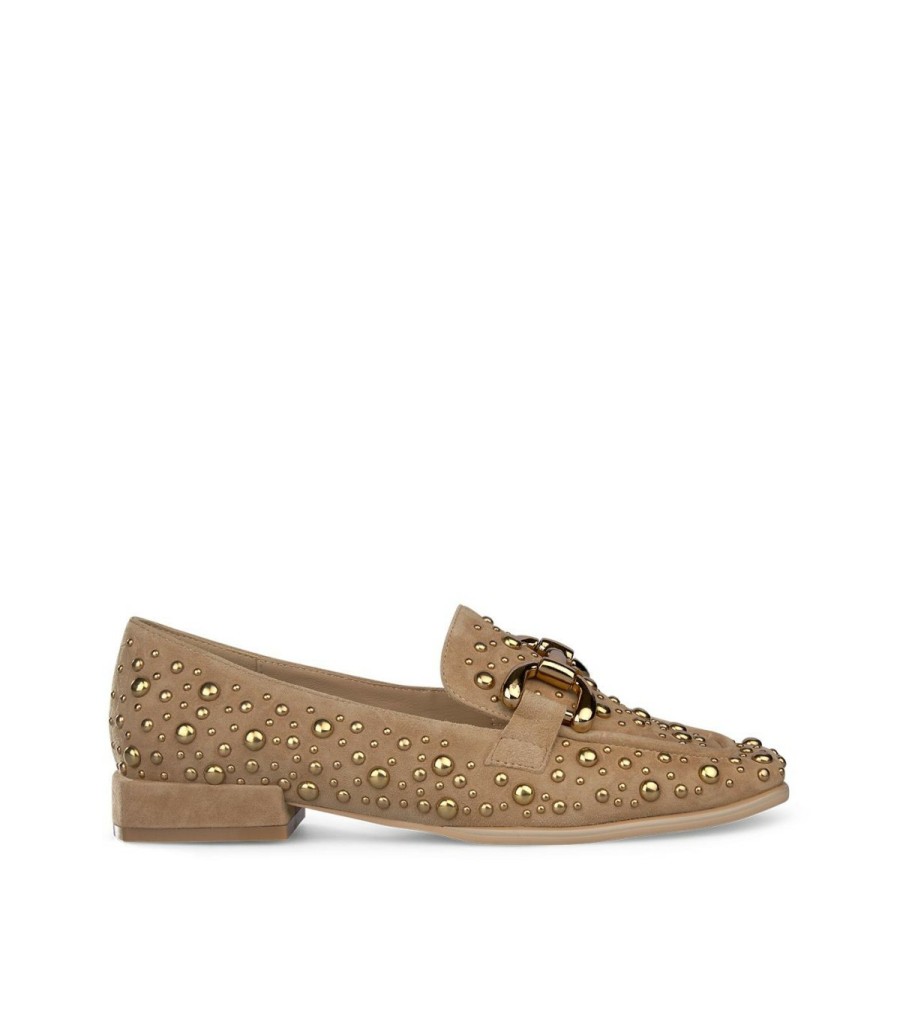 Flat Shoes | Alma En Pena Moccasin Studs