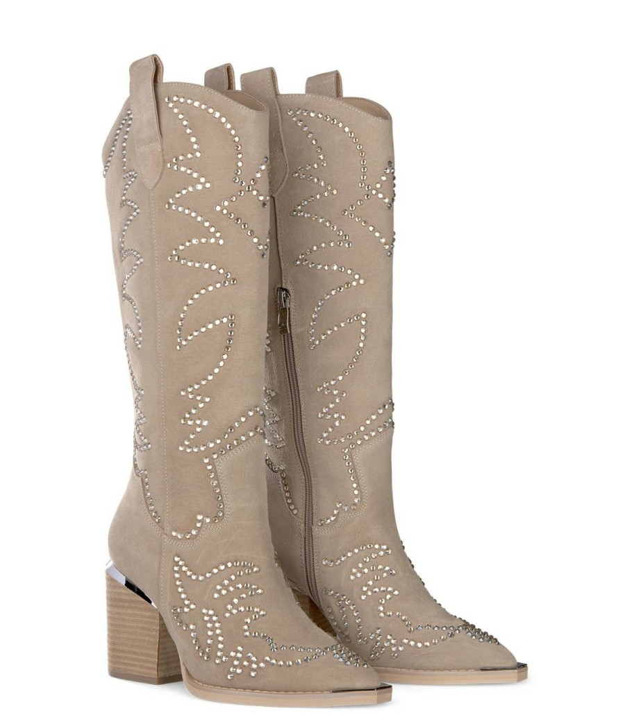 Boots | Alma En Pena Glitter Boot With Heel