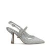 Pumps | Alma En Pena Mesh Heeled Shoe With Crystals