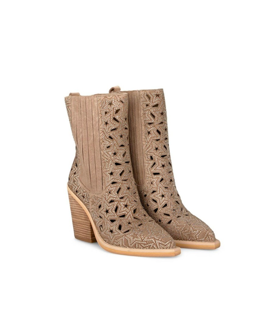 Ankle Boots | Alma En Pena Star Heel Ankle Boots